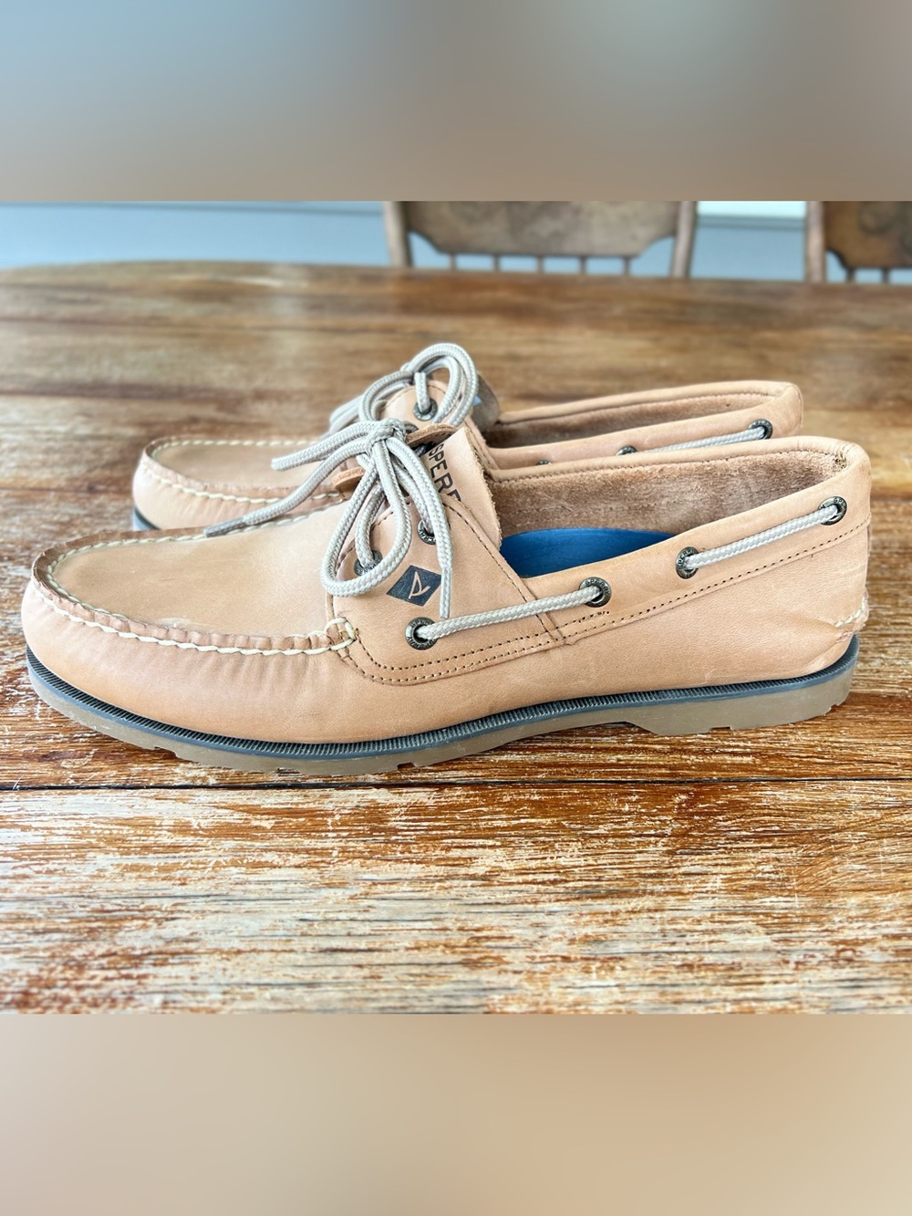 Sperry Leeward 2 Eye Shoes Mens Size 10 M Boat Leather Casual Top Sider 0777894